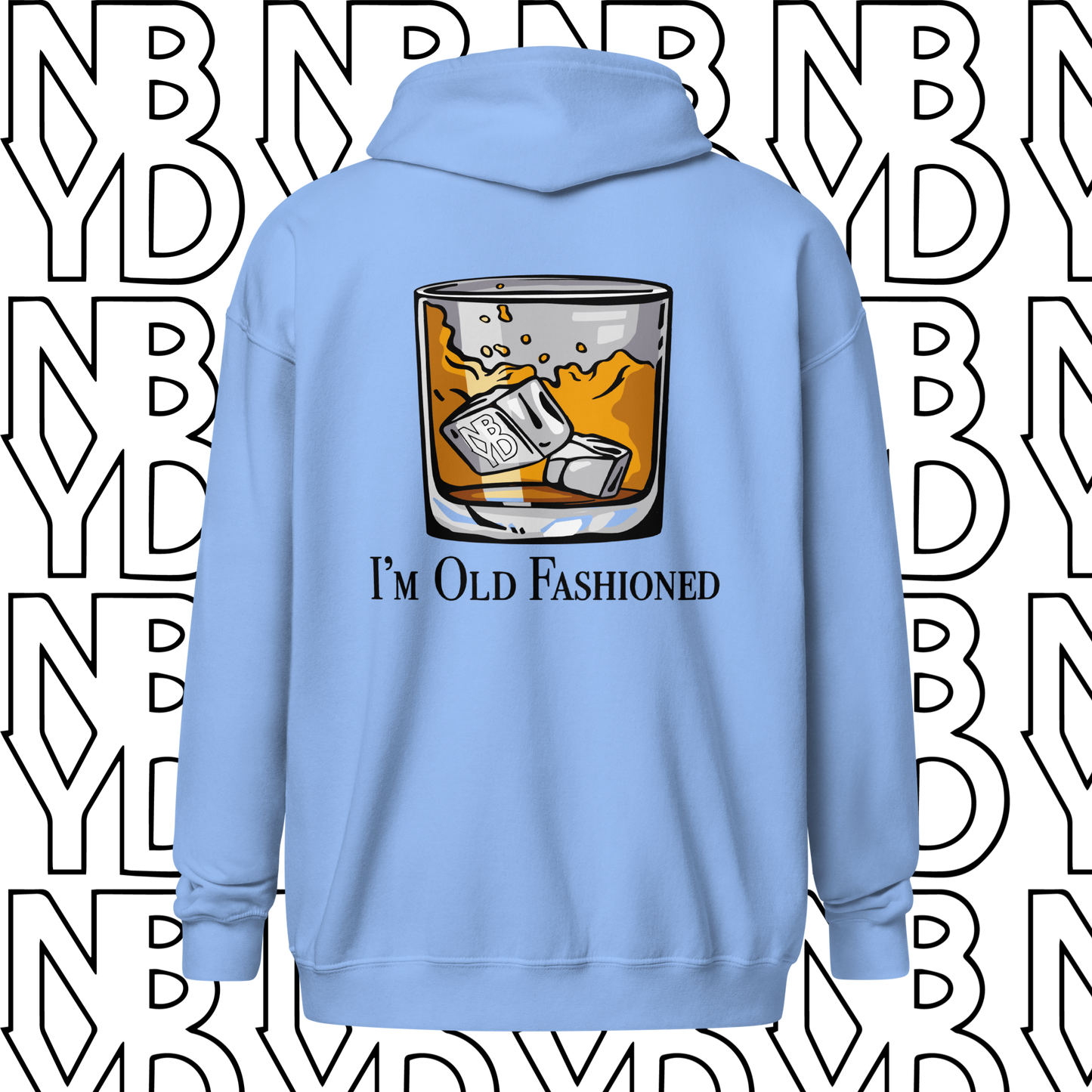 NBYD Old Fashioned Zippered Unisex Hoodie