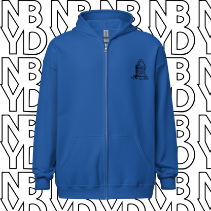 NBYD RAVEN Unisex Zippered Hoodie