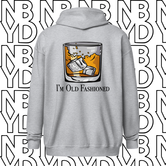 NBYD Old Fashioned Zippered Unisex Hoodie